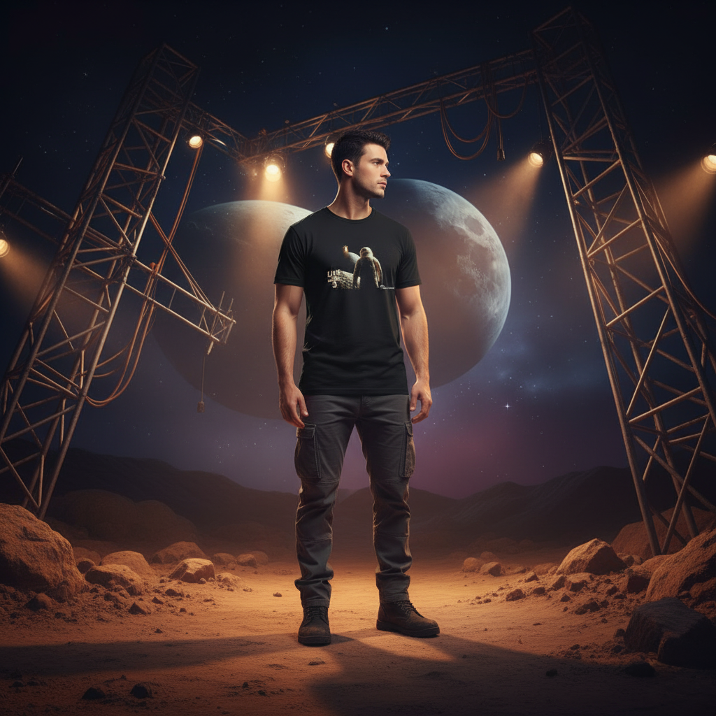 Broadcast from Stage 3 - Moon Landing Studio Tee