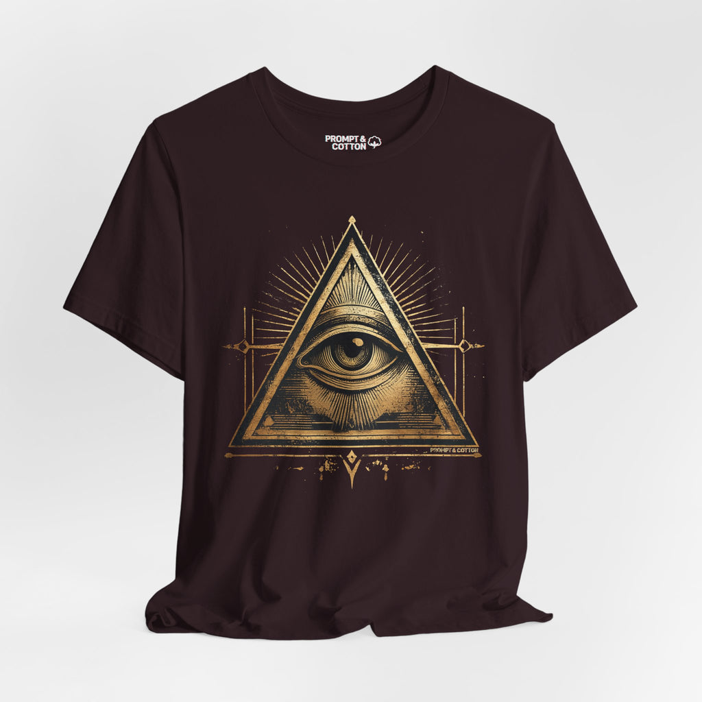 The All-Seeing Algorithm - Illuminati AI Seal Tee