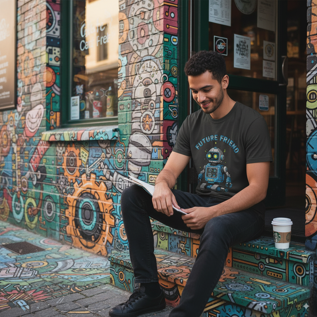 Future Friend Robot Tee