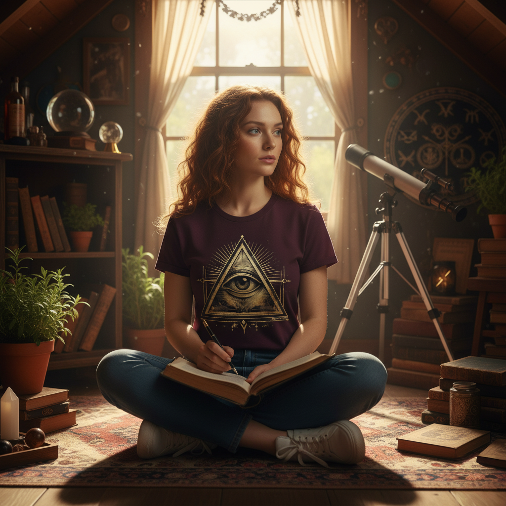 The All-Seeing Algorithm - Illuminati AI Seal Tee